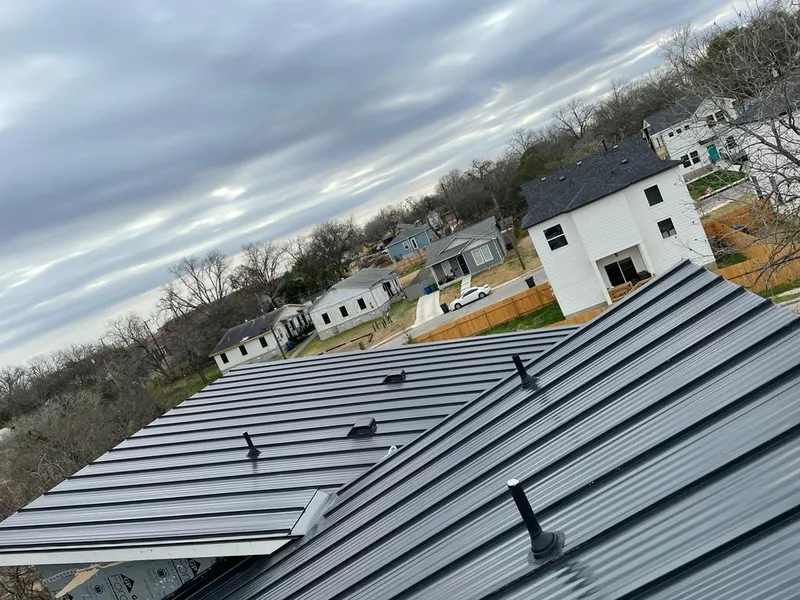 Standing seam metal roof panels with vents for Skylight Repair in Camp Springs